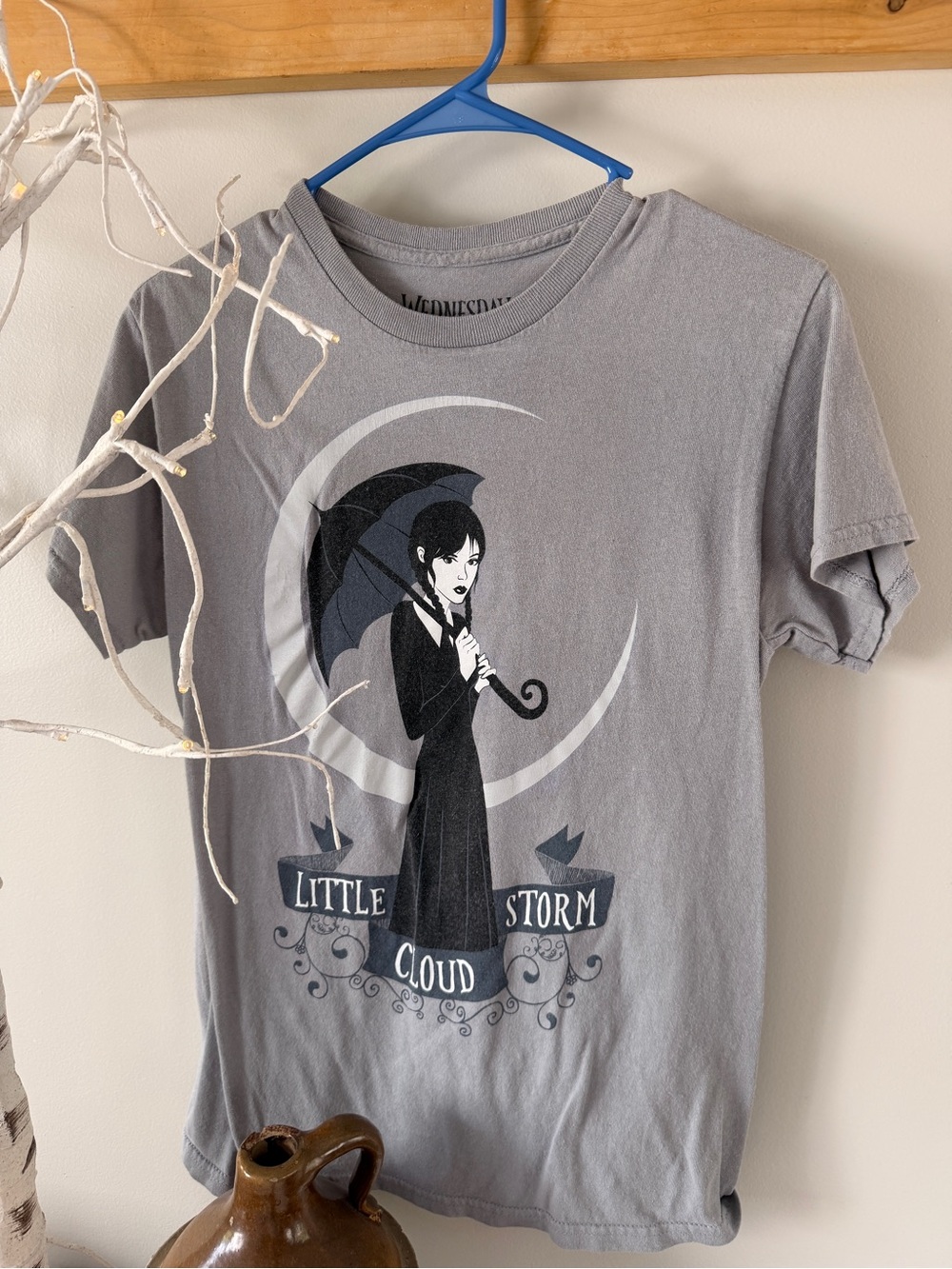 Little Cloud Little Storm Graphic Kids Tee - Gray